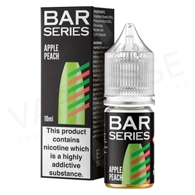 Apple Peach Nic Salt E Liquid By Bar Series Bar Series Nic Salts